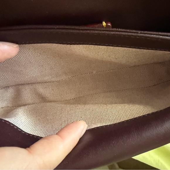 COACH Quilted Black Currant Tabby 20 Leather Shoulder Bag - Picture 8 of 13